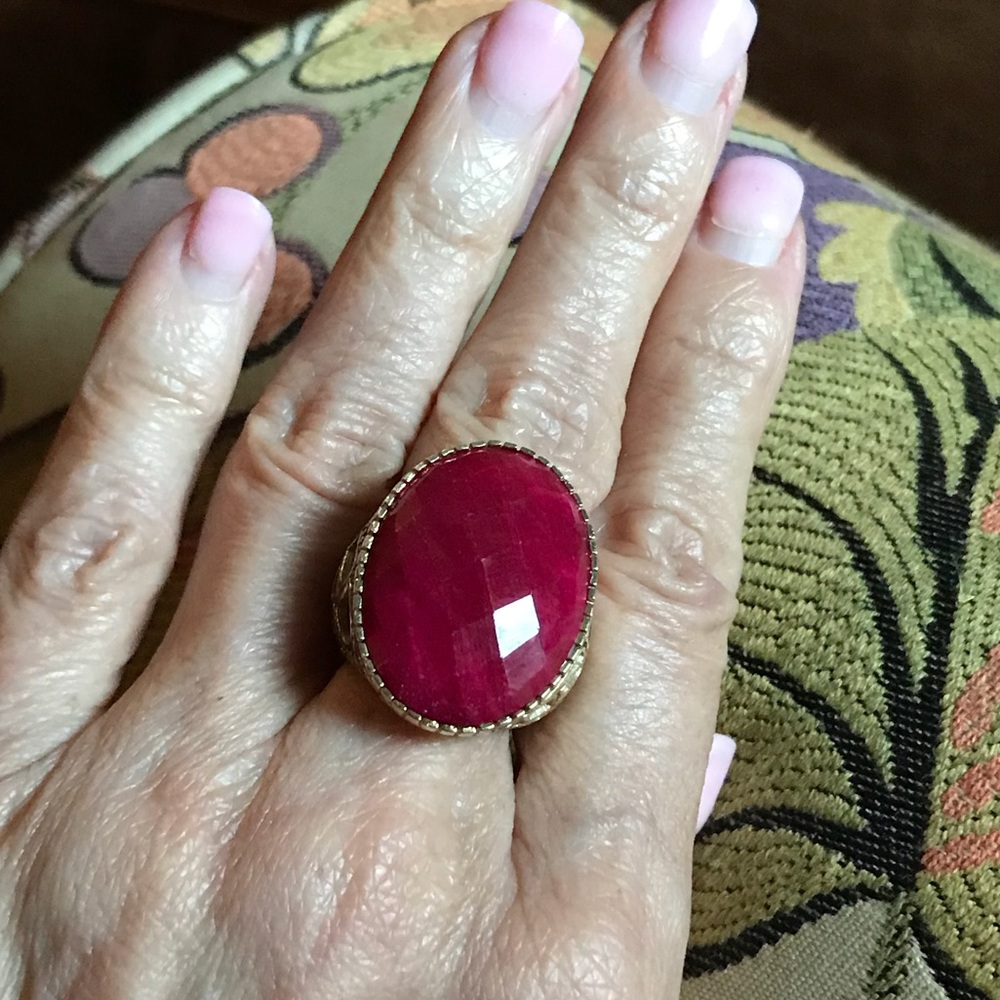 🌺LOVELY OPAQUE RUBY RING🌺 - Picture 6 of 8